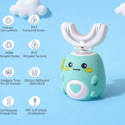 Dino Brush 360° Auto Toothbrush for Kids