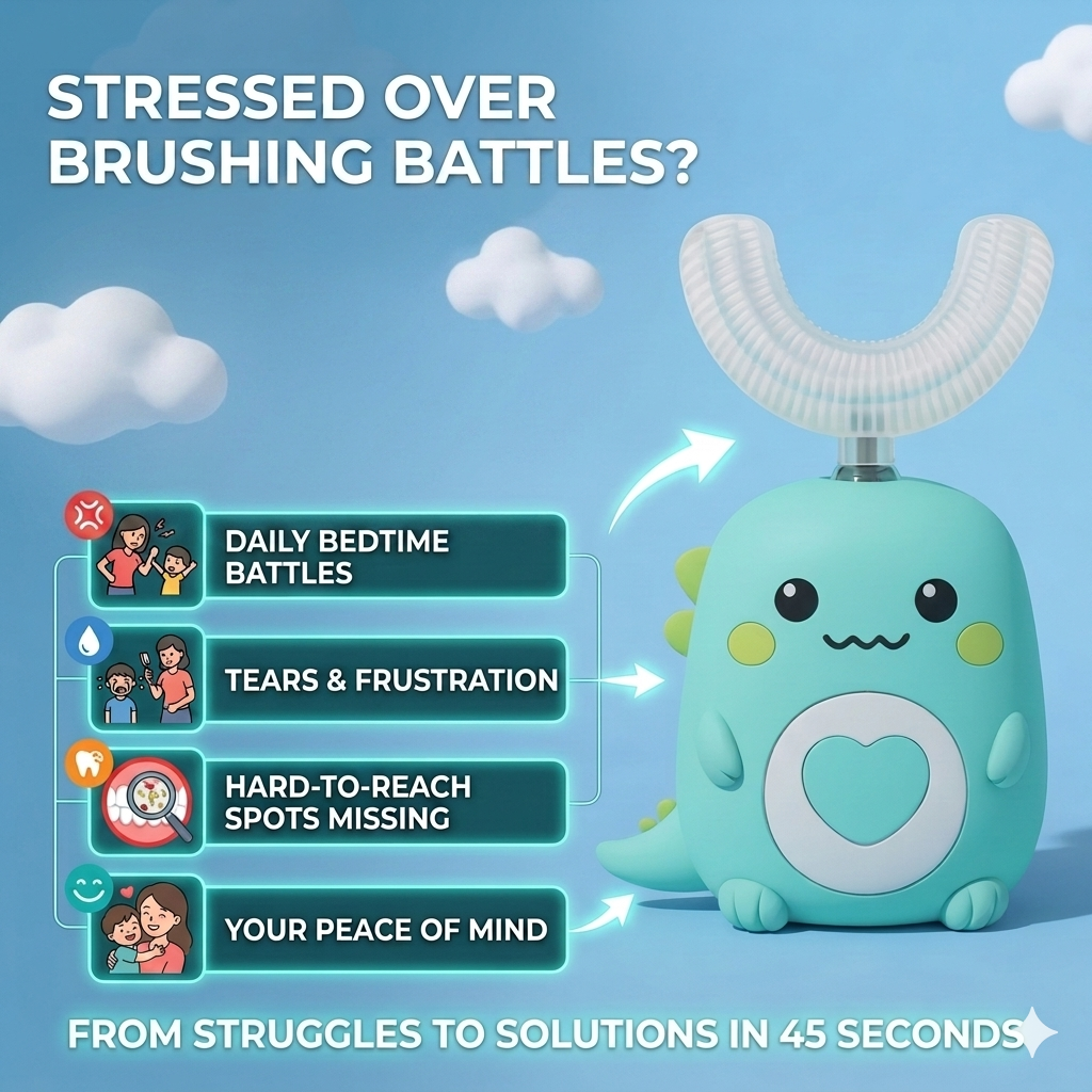 Dino Brush 360° Auto Toothbrush for Kids