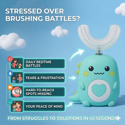 Dino Brush 360° Auto Toothbrush for Kids