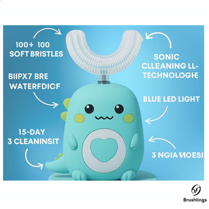Dino Brush 360° Auto Toothbrush for Kids